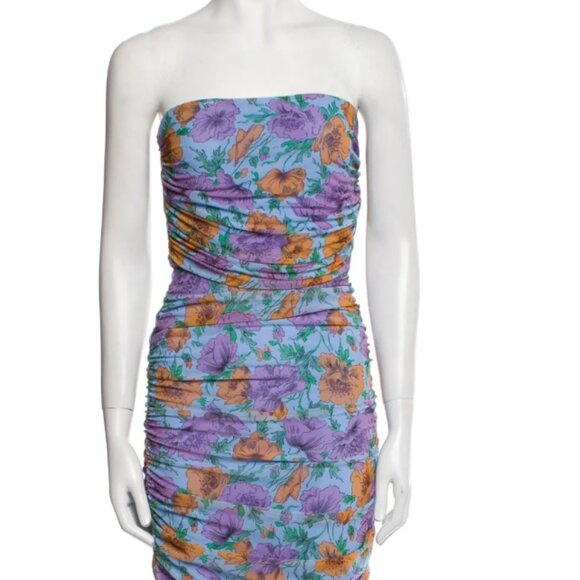 Veronica Beard Strapless Floral - Picture 1 of 4